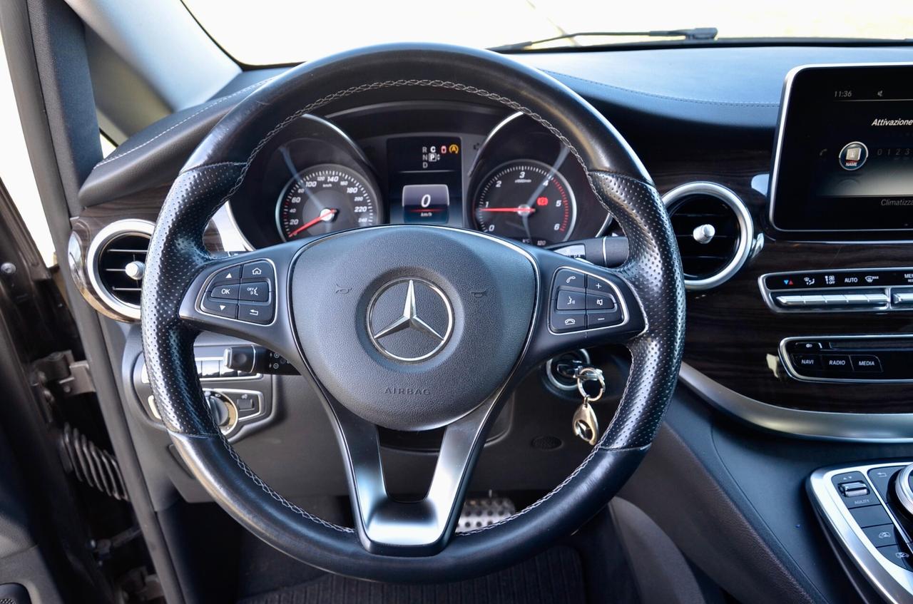 MERCEDES-BENZ V 250d PREMIUM 4MATIC 190cv AUTO, UFF ITALIANA, HI-FI BURMESTER, 360°, PELLE. PORTE AUTOMATICHE, PERMUTE