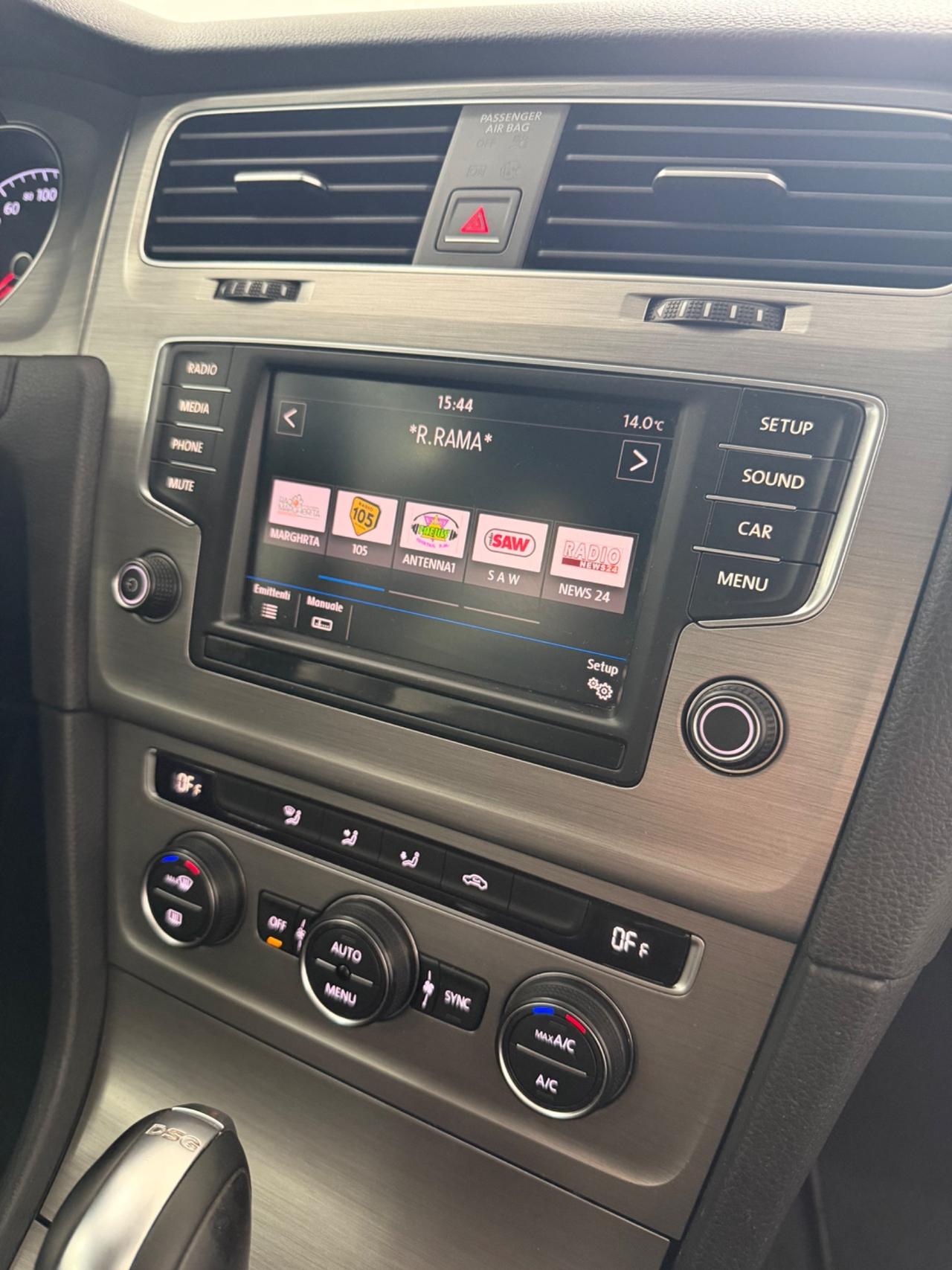 VW GOLF 7 1.6 TDI 115CV DSG 5p. FINANZIABILE