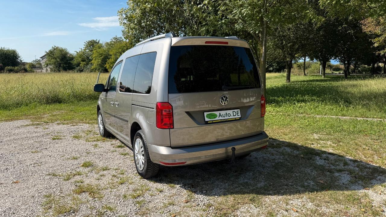 Volkswagen Caddy 1.4 TGI METANO + GANCIO TRAINO REMOVIBILE