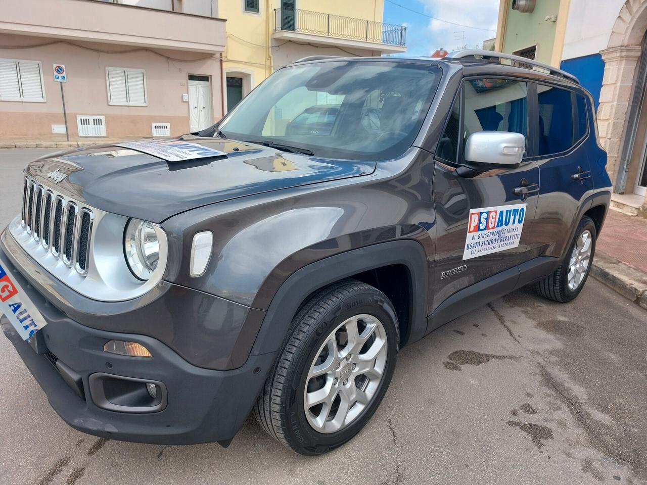 JEEP RENEGADE LIMITED TOP 1.6 MJT 120CV STRAFULL PELLE TOTALE NAVI, SENSORI PERFETTA