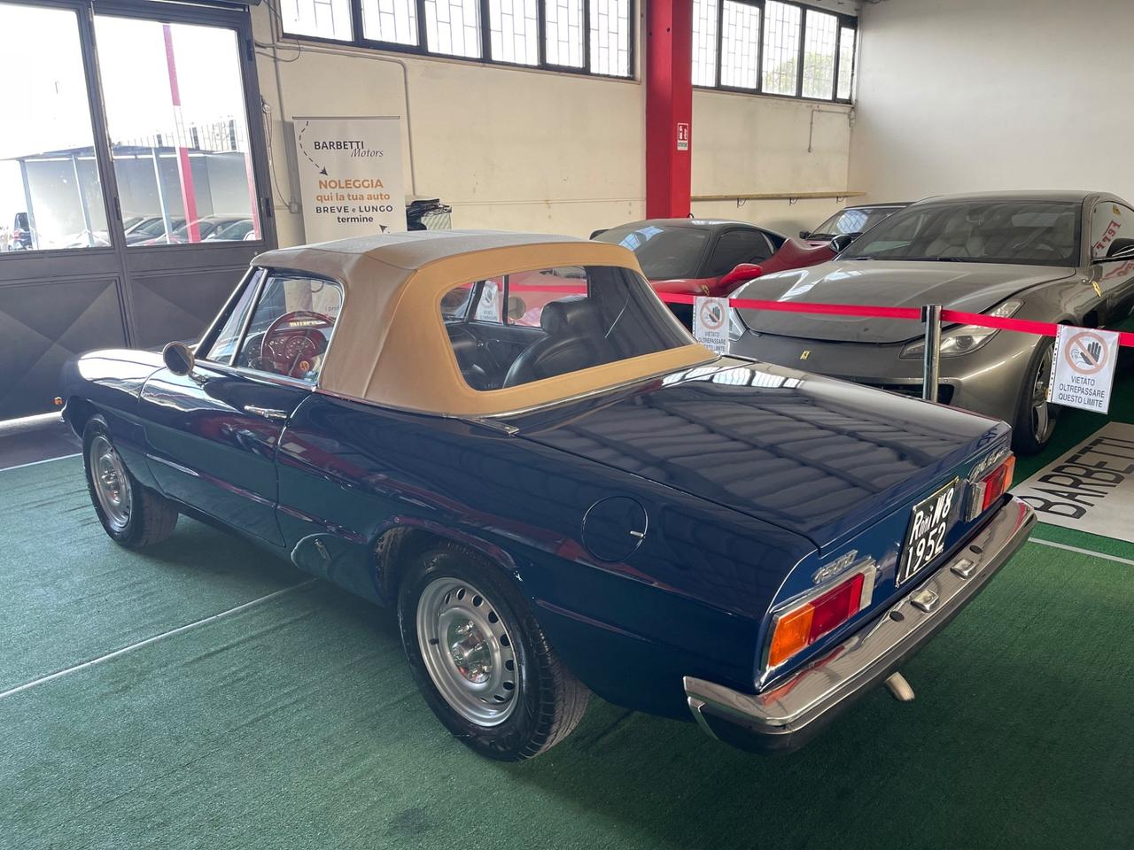 Alfa Romeo Spider 1.3 Coda Tronca ASI PERMUTE RATE