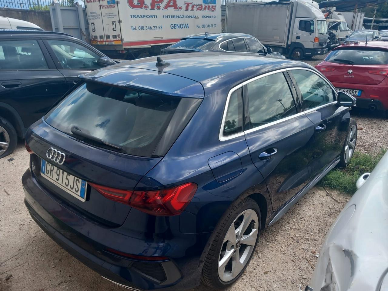 AUDI A3 STL TURBO 200 DIESEL AUTOMATICA POCO SINISTRATA