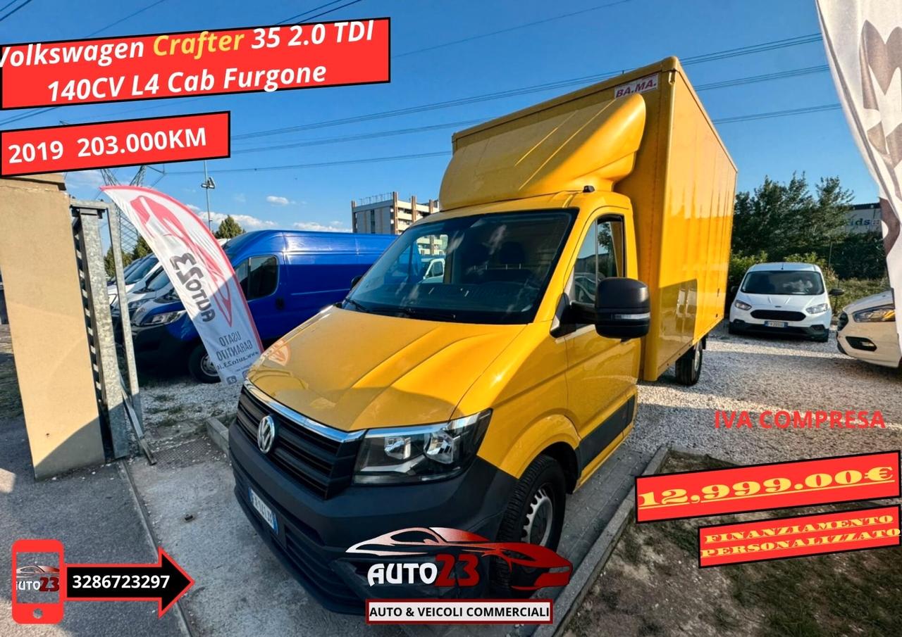 Volkswagen Crafter 35 2.0 TDI 140CV L4 Cab Furgone