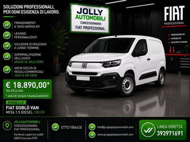 FIAT Doblò Van 1.5 diesel 100 cv prezzo iva 22% esclusa