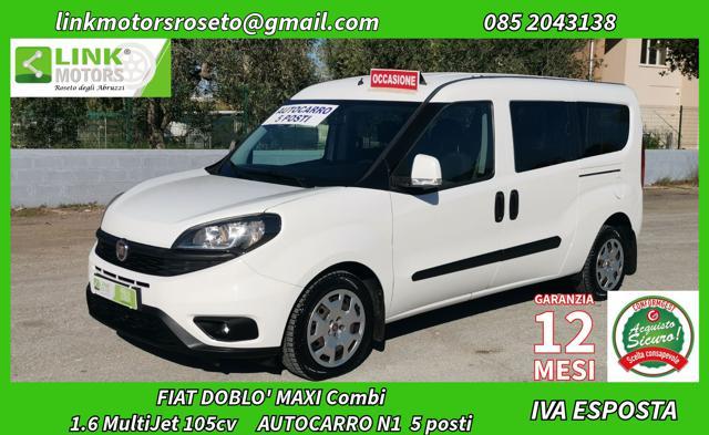 FIAT Doblo MAXI Combi N1 5 posti 1.6 MJT 105CV // +Iva