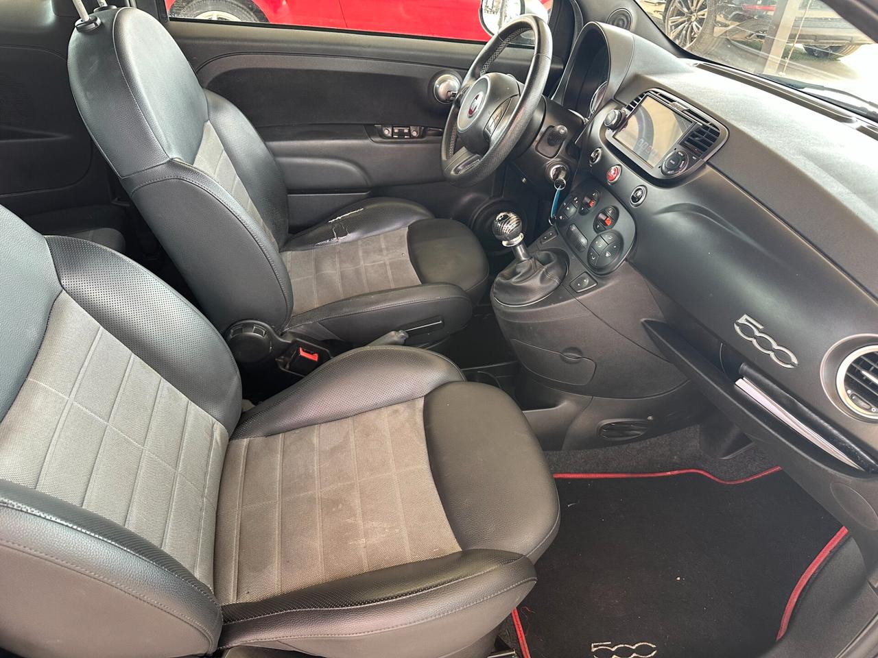 FIAT*500*1.2*SPORT*69CV*NAVI*KAMERA*PELLE*BLUETOOTH*