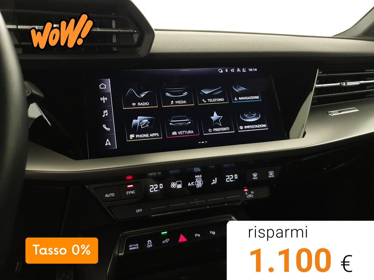 Sportback 40TFSIe 204CV S tronic Identity Black