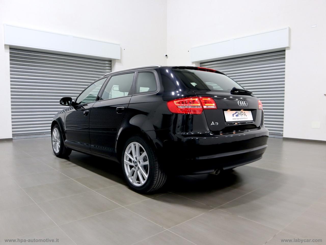 AUDI A3 SPORTBACK 1.6 TDI 105CV BI XENON LED SENSORI CERCHI 17