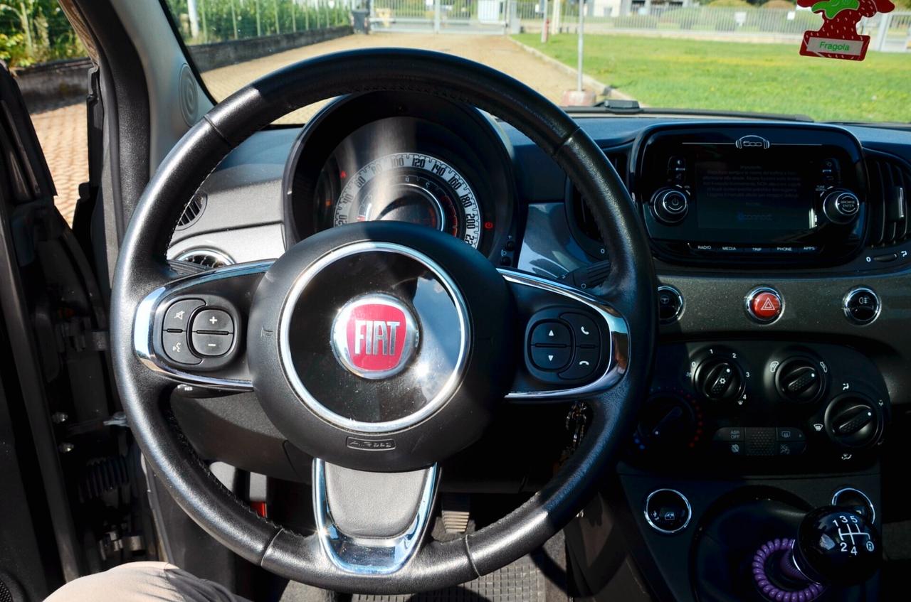 FIAT 500 1.2 LOUNGE 69cv , TUTTI SERVICE FIAT, EURO 6D, TETTO, A/C, PERMUTE