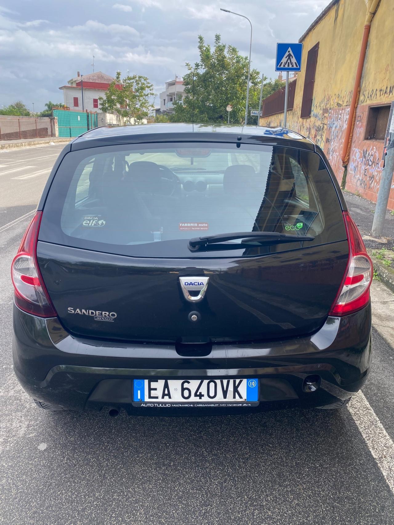 Dacia Sandero GPL Anno Fine 2010 TAGLIANDATA