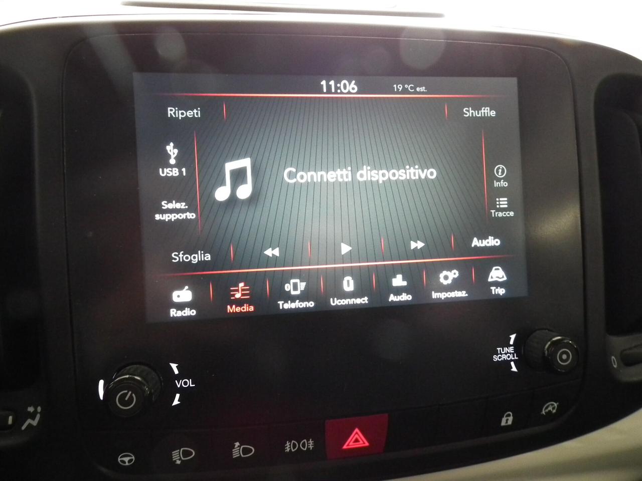 Fiat 500L 1.4 BZ KM 43.000 ! CRUISE TELECAMERA TELEFONO ! 120° ANNIVERSARIO !