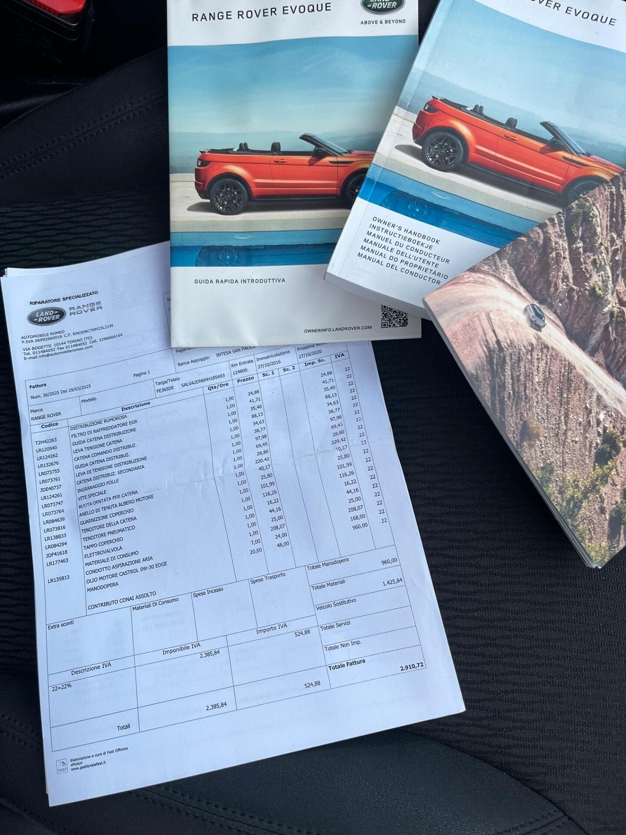 Land Rover Range Evoque 2.0 TD4 150 CV 5p. HSE Dynamic