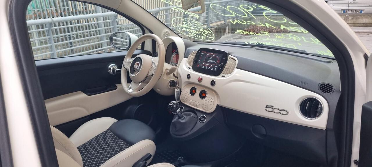 Fiat 500 1.0 Hybrid Dolcevita tettoppanoramico-display grande-cerchi in lega-sensori park