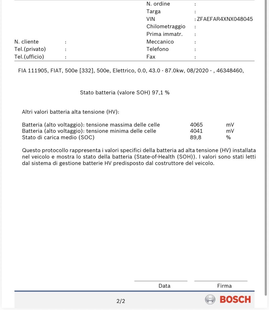 Fiat 500e 3+1 3+1 42 kWh Icon 28000KM UNIPROPRIETARIO