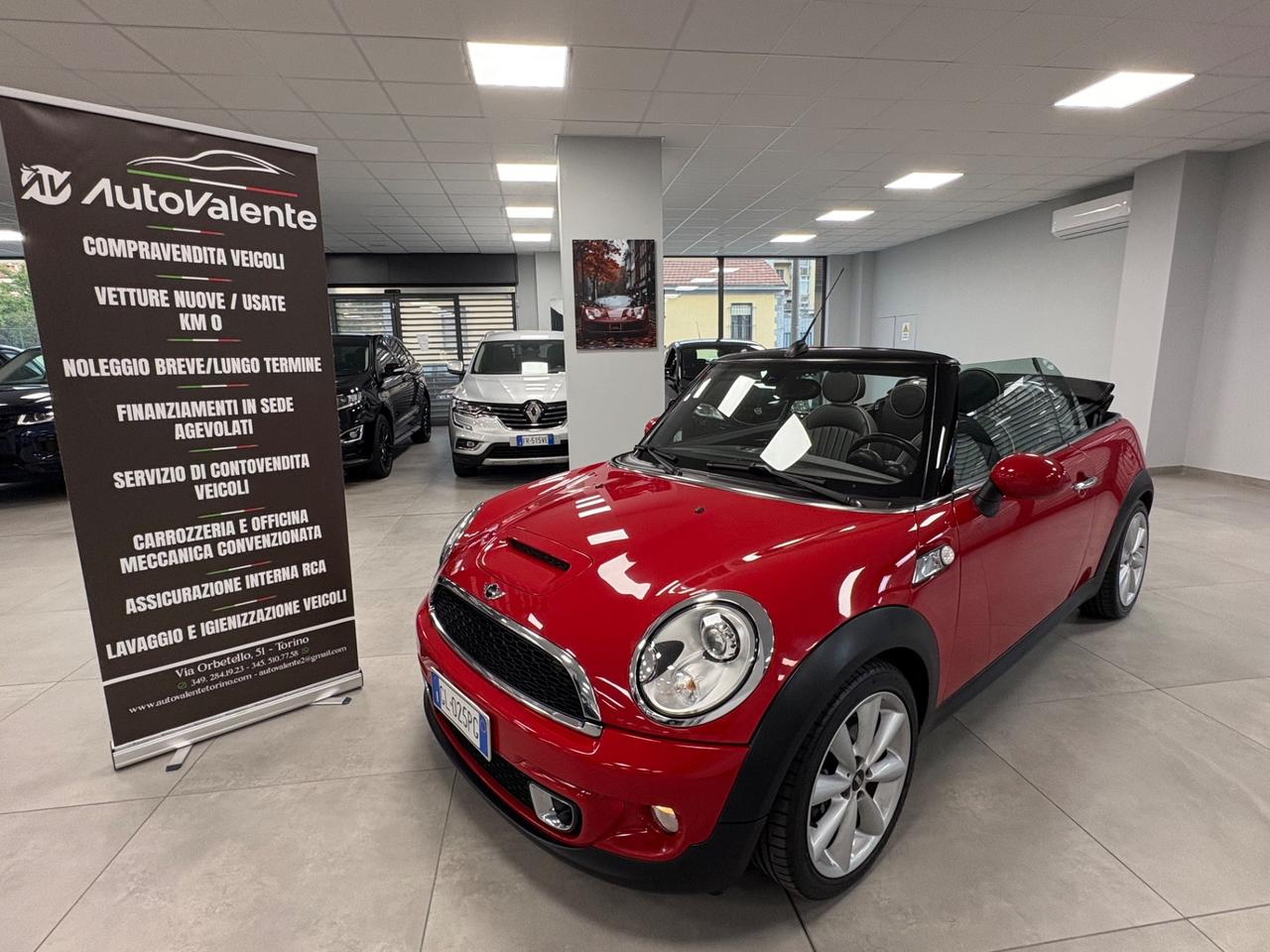 Mini Cooper S Cabrio 1.6 benzina 184cv 2012 km
