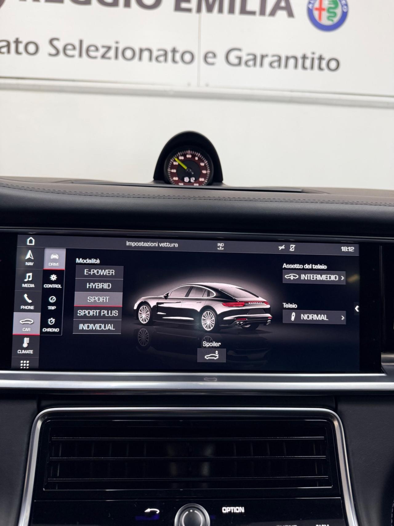 Porsche Panamera 2.9 4 E-Hybrid 462CV TOT 07/2017 ITALIANA TAGLIANDI