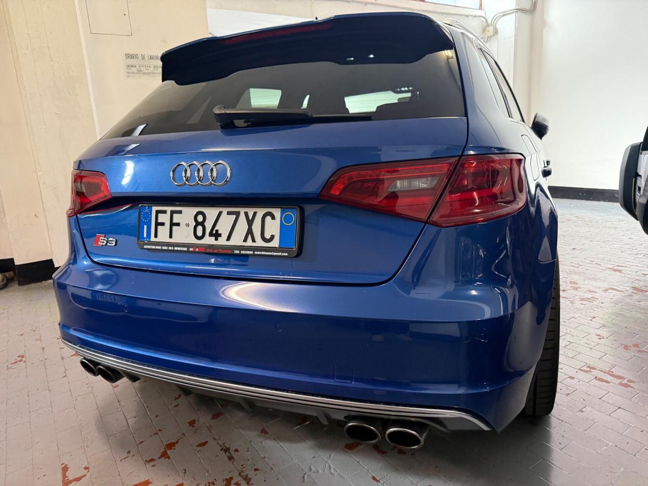 Audi A3 S3 2.0 TFSI quattro S tronic BOLLO SUPERBOLLO PAGATO AGOSTO 2026 !