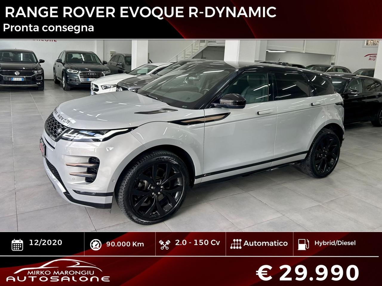 Evoque 2.0D 150 CV AWD Auto R-Dynamic FINANZIABILE