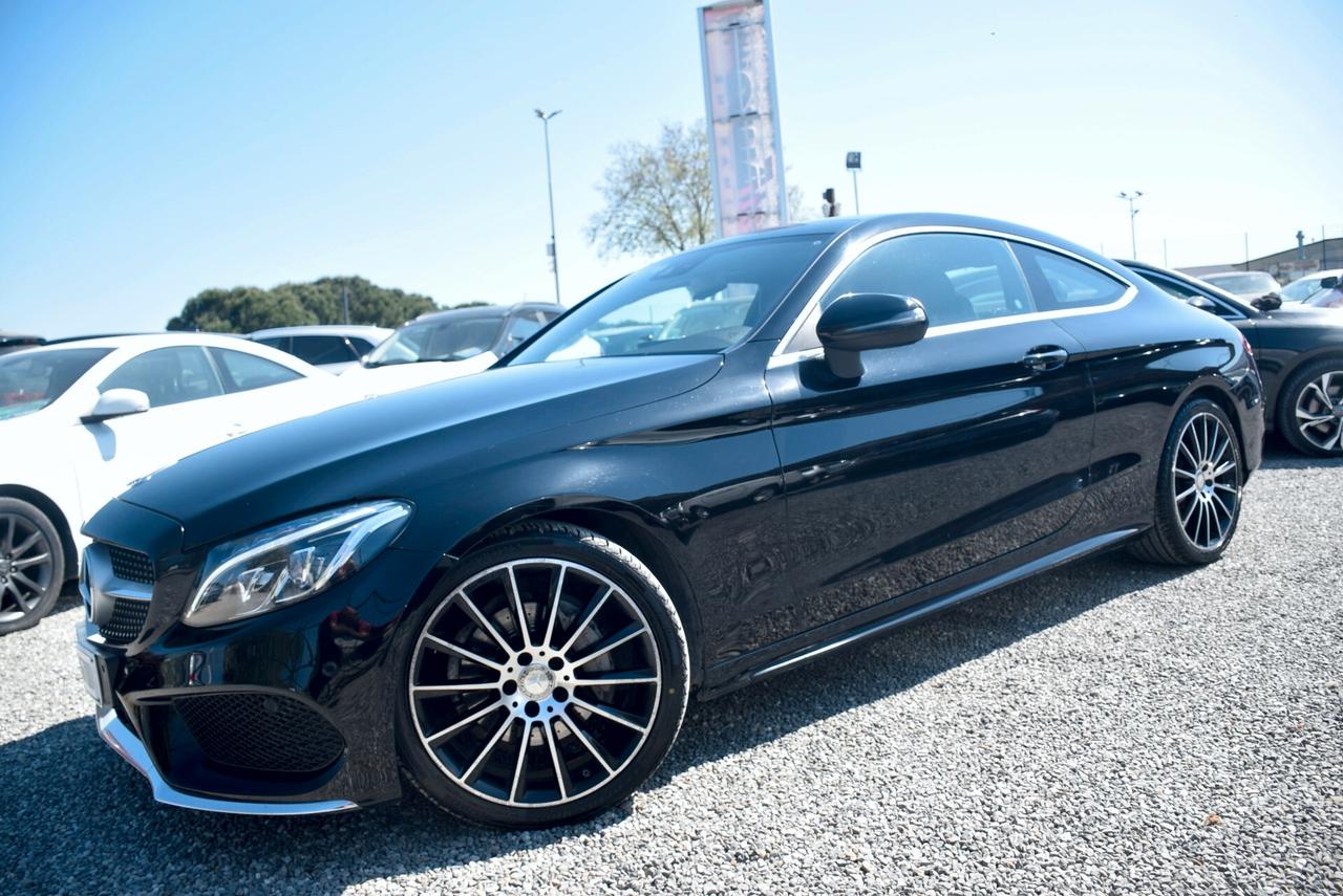 Mercedes-benz C 220 MERCEDES COUPE' AMG 220d 170CV 6M TETTO APR. - NAVI CRUISE SENSORI BT ADAS