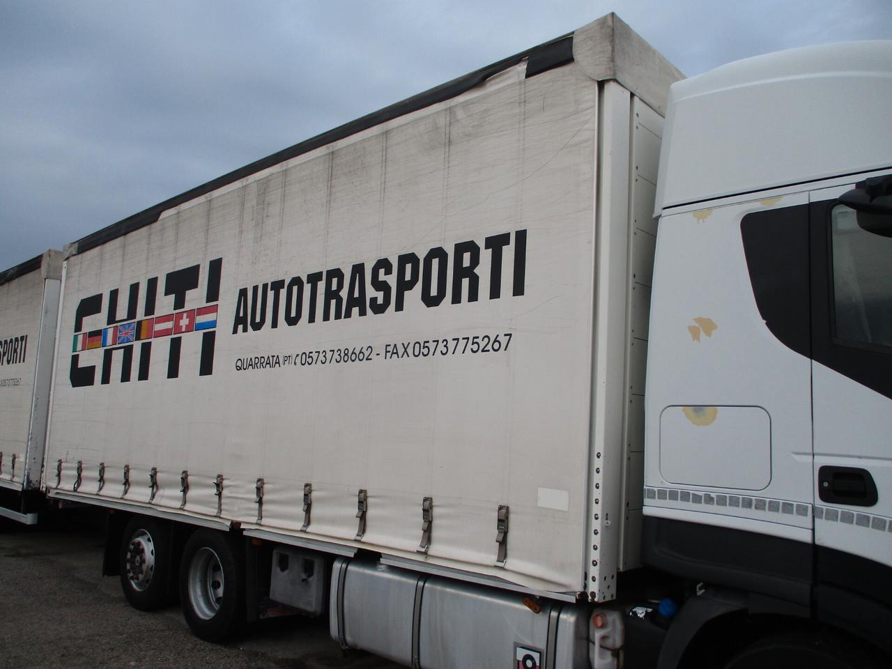 Iveco BIGA OMAR 2 ASSI CENTINATA 7.80 M ALTEZZA 2.90METR