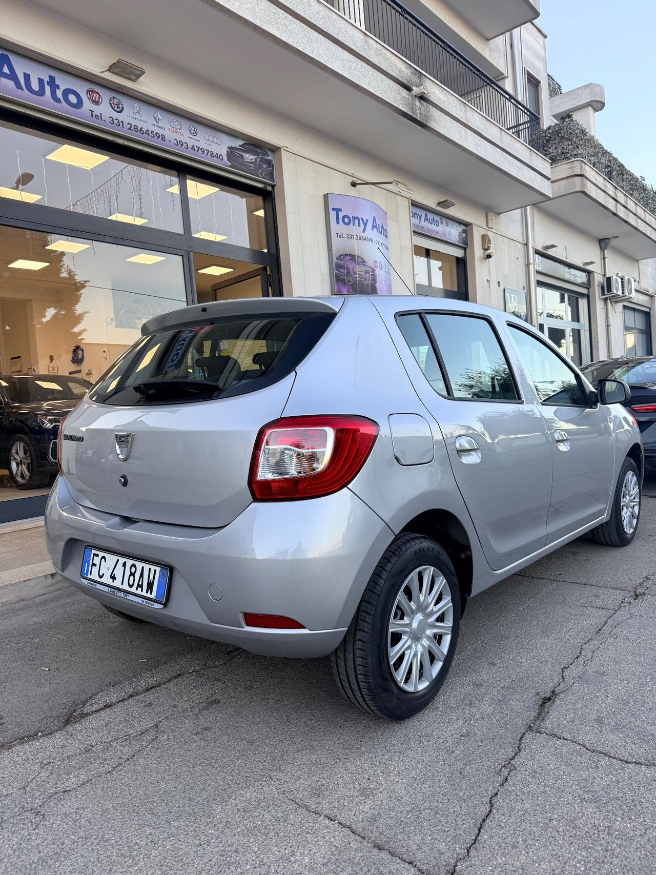 Dacia Sandero 1.2 BENZINA 2016 X NEO PATENTATI, 5 PORTE, CON NAVI,BLUETOOTH,CLIMA,KM CERTIFICATI