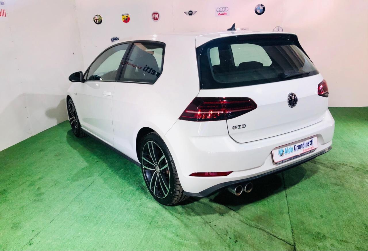 VOLKSWAGEN GOLF 7.5 2.0 TDI GTD 184CV DSG - 2017