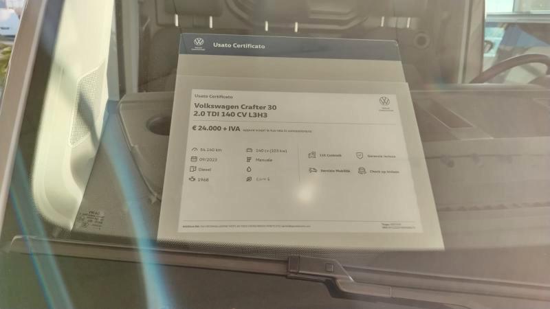 VOLKSWAGEN Crafter 30 2.0 tdi 140cv L3H3 Logistic my19