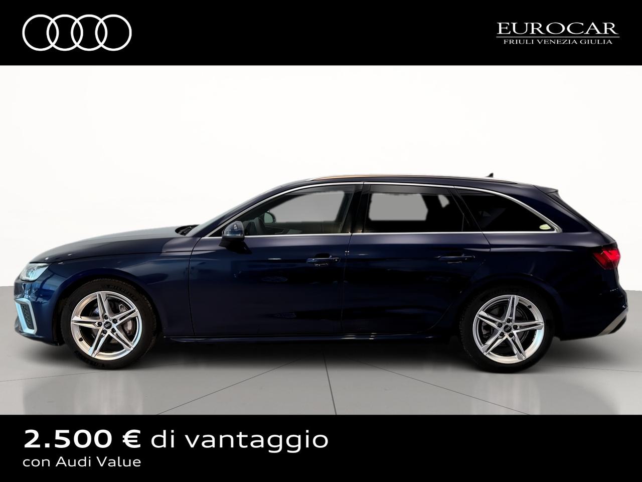 Audi A4 avant 40 2.0 tdi mhev s line edition quattro 204cv s-tronic