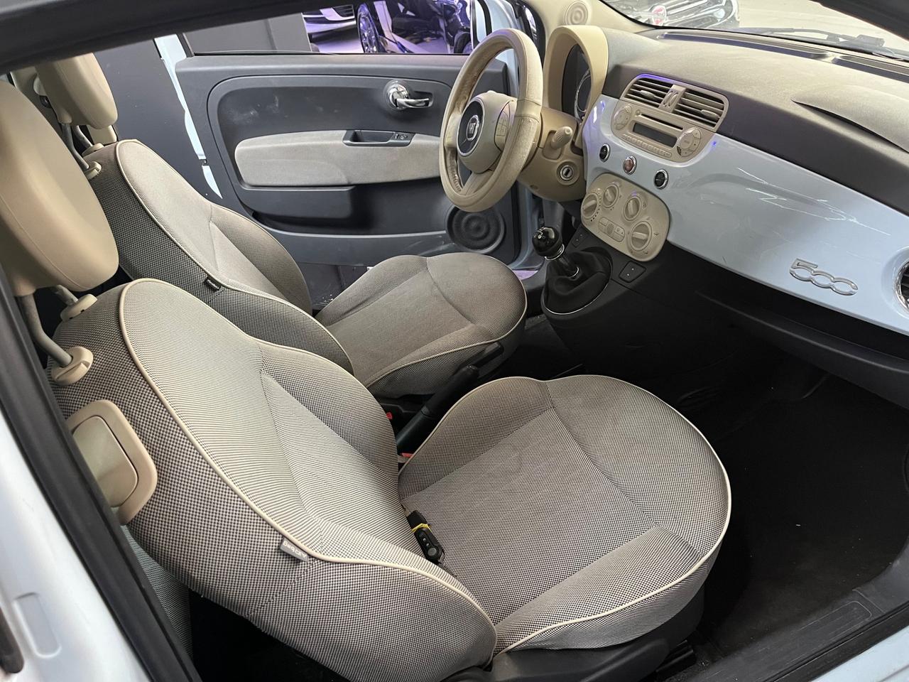 Fiat 500 1.2 Benzina (69 CV) – 2010 – Azzurro Chiaro