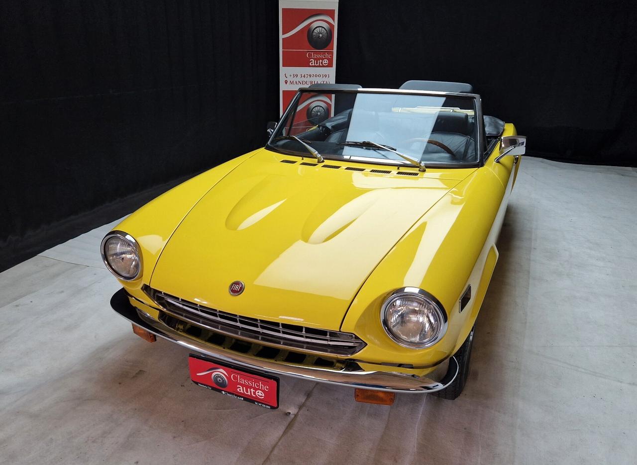 Fiat 124 Spider 1.8cc certif. ASI con C.R.S