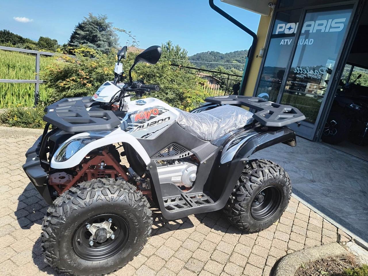 Quad kayo au 200 agricolo trattore targa gialla