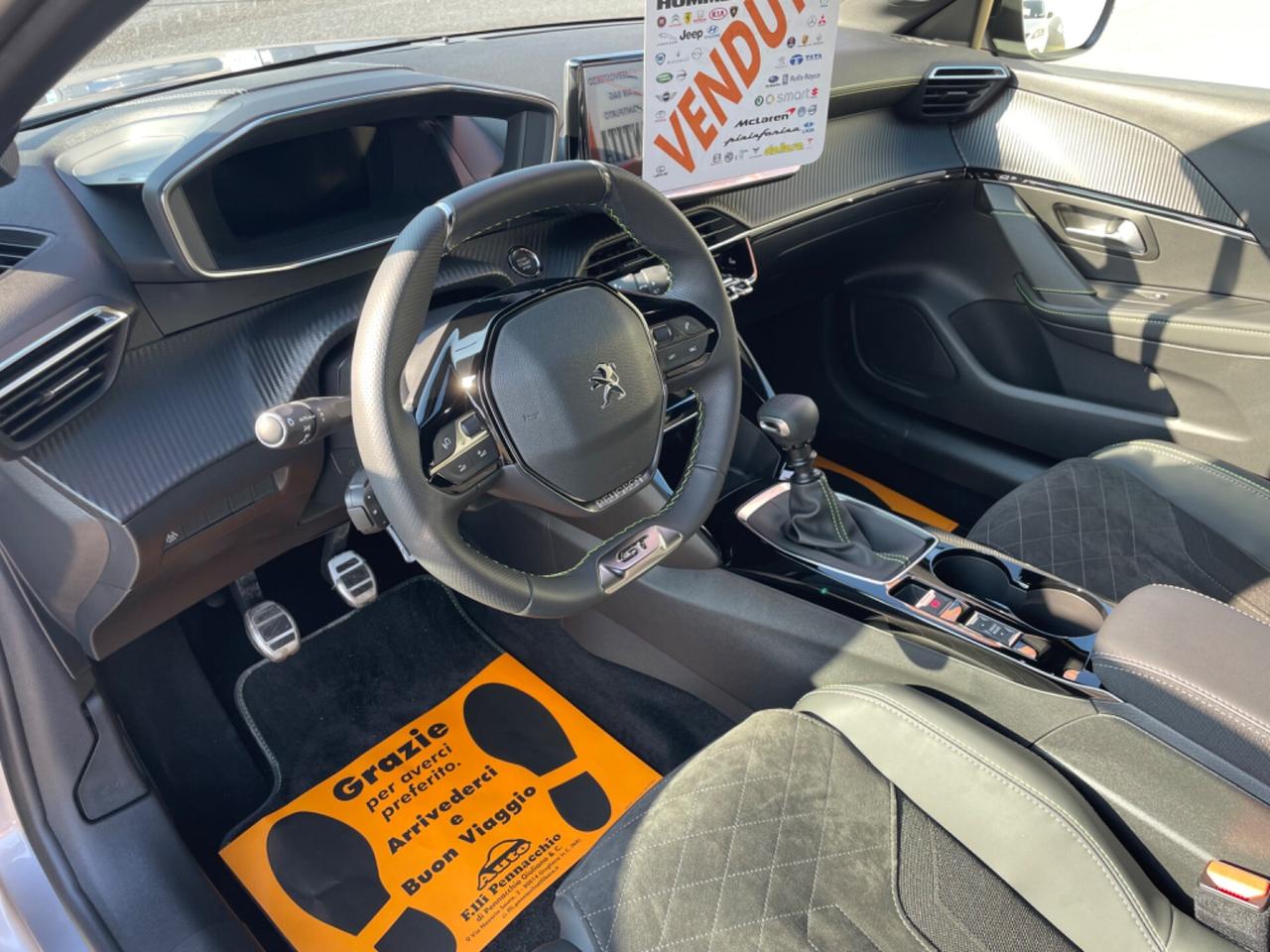 PEUGEOT 208 GT 1.2 BENZINA 100 (CV) 2021
