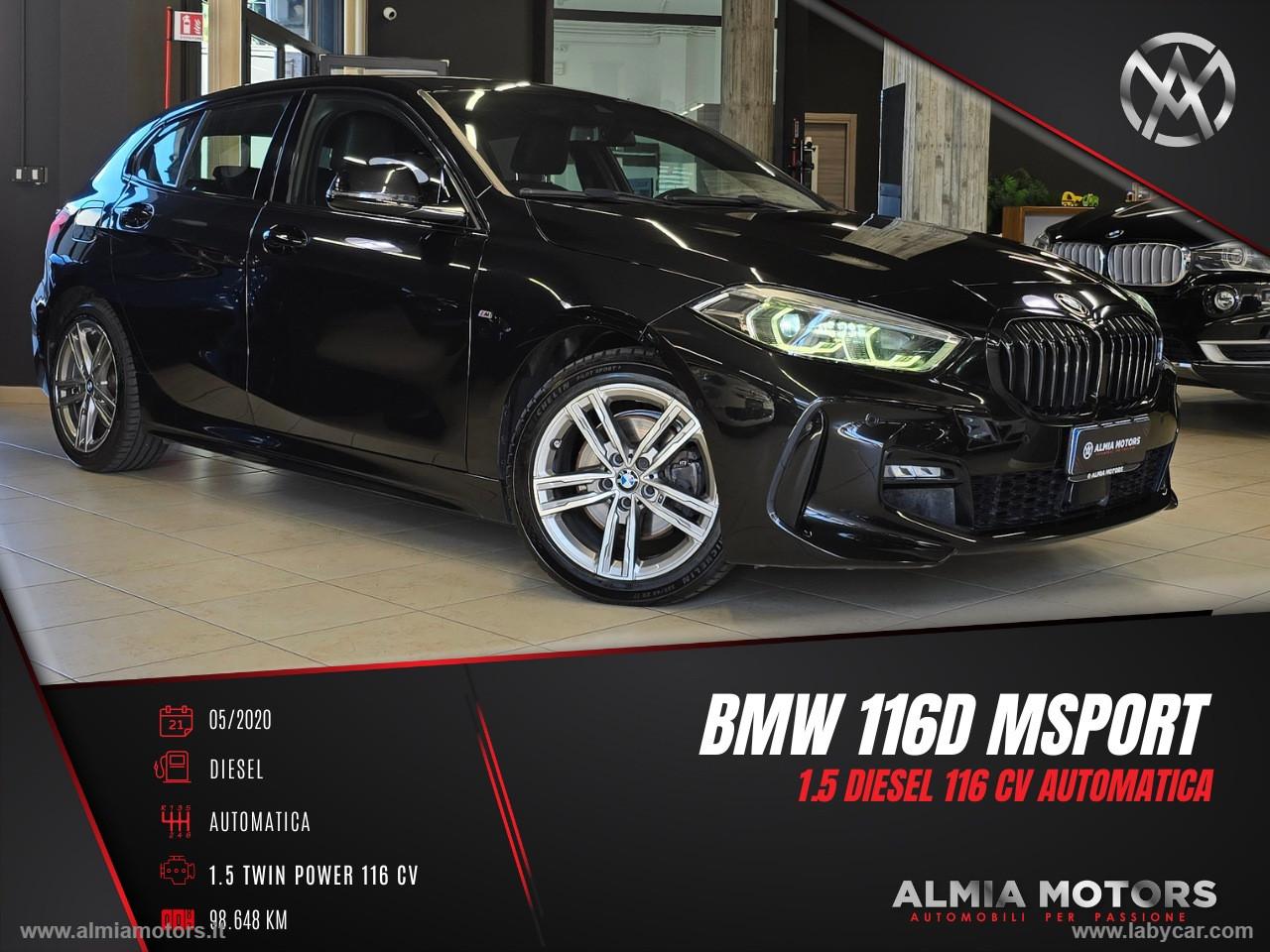 BMW 116d 5p. Msport