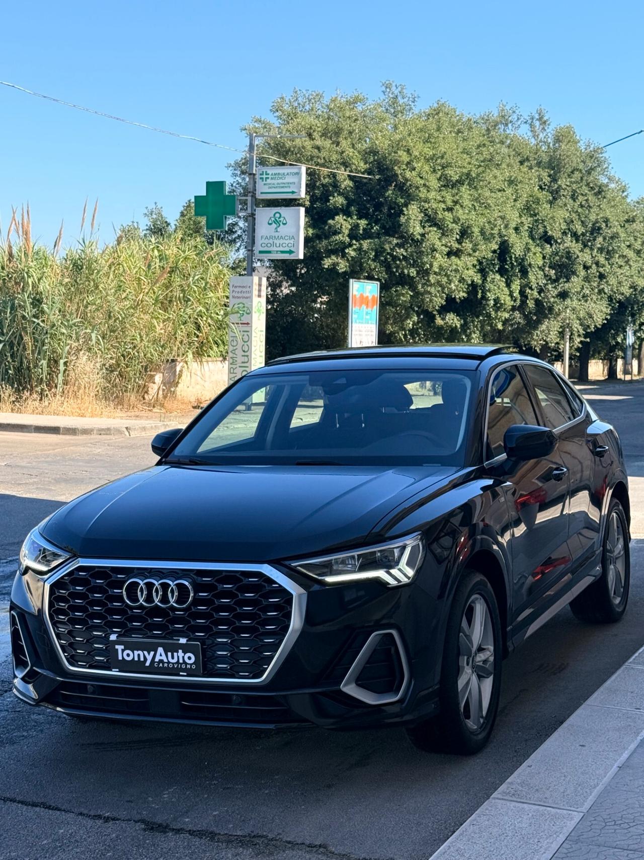 Audi Q3 Sportback 35 2.0 tdi S line edition s-tronic TETTO APRIBILE,VIRTUAL COCKPIT,APPLE CARPLAY,TOTAL