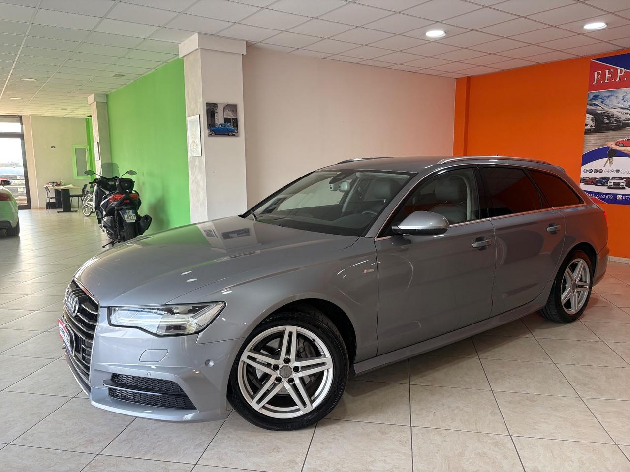 Audi A6 Avant 2.0 TDI 190 CV s-line matrix- navi-pelle gancio traino permute e finanziamenti