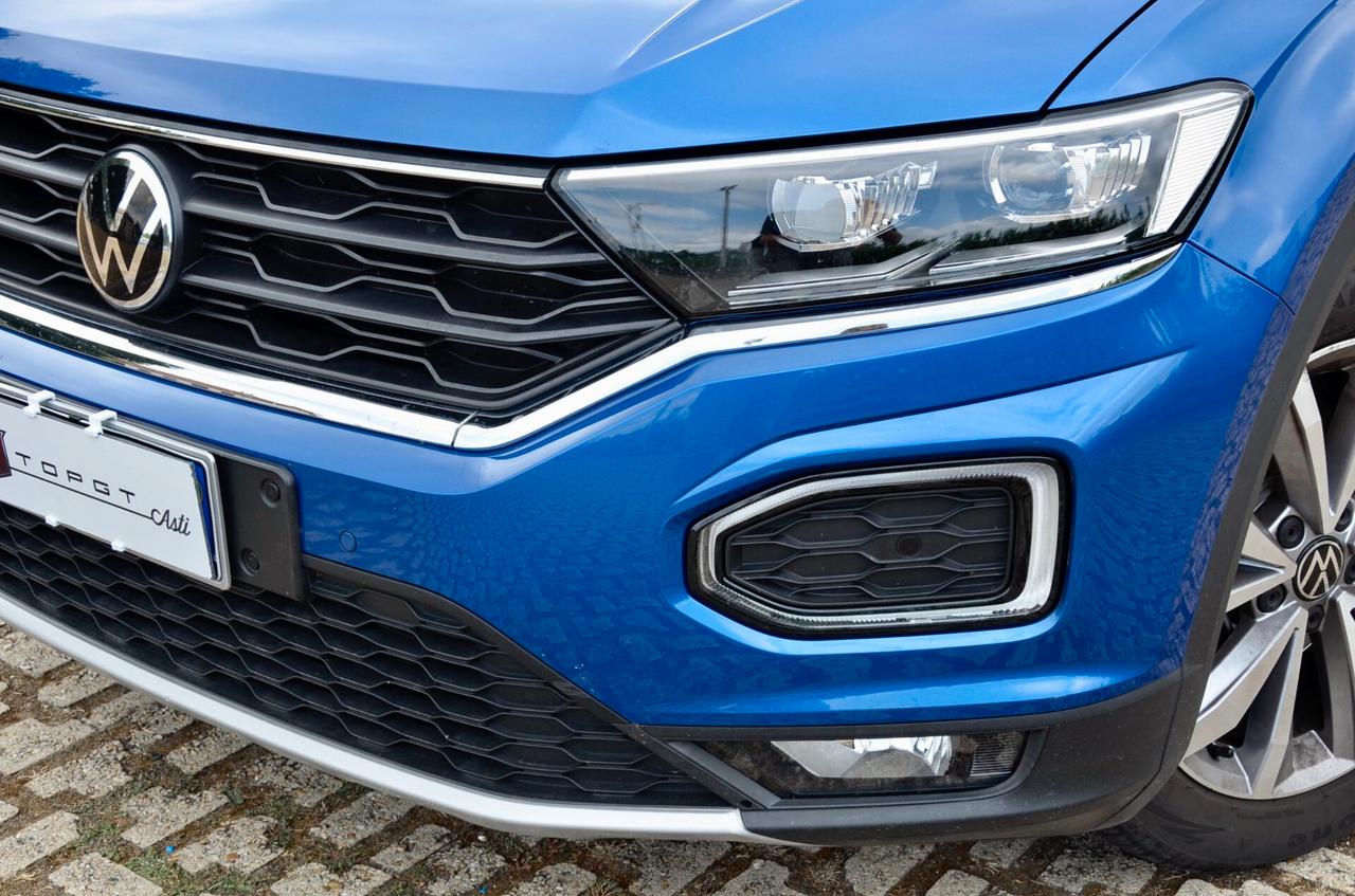 VOLKSWAGEN T-ROC 1.0 TSI STYLE 110cv, UFF ITALIANA, UNICOPROPRIETARIO, EURO 6D, FARI LED, APPLE ANDROID, PERMUTE