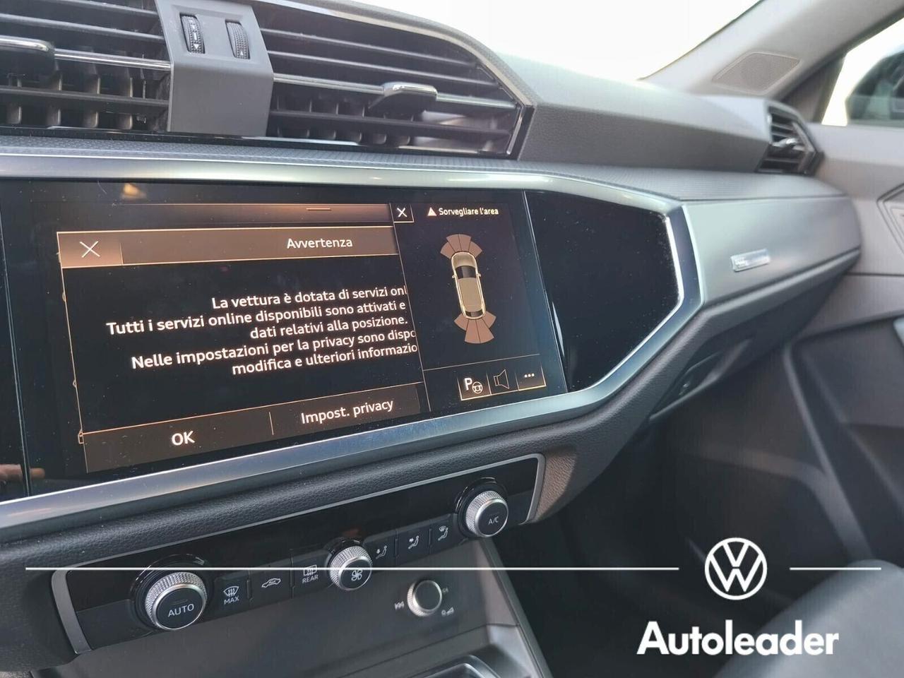 Audi Q3 35 TFSI 6M SOLI 59mila km interno Pelle S line