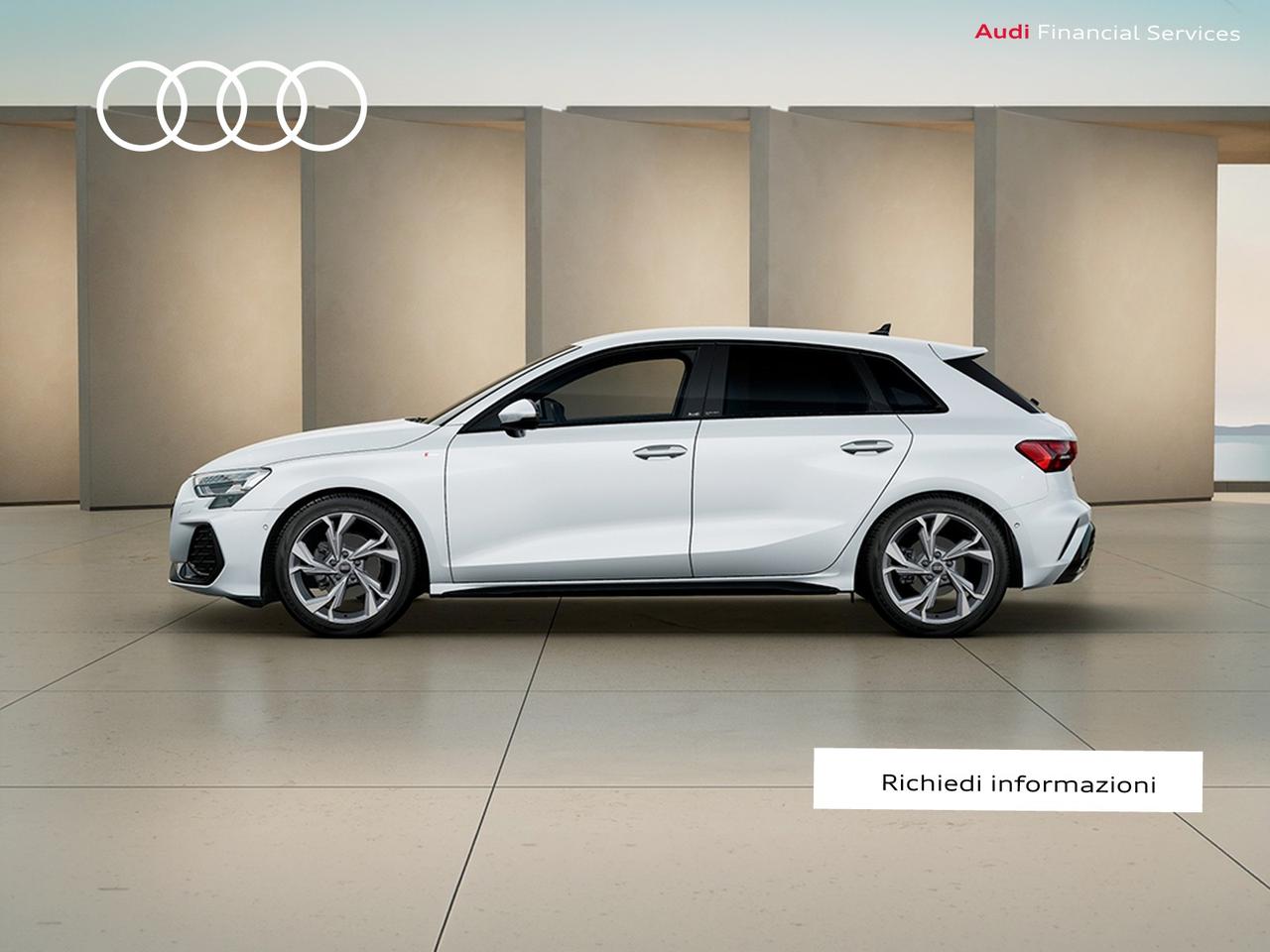 Audi A3 sportback 1.5 tfsi mhev s line edition 150cv s-tronic
