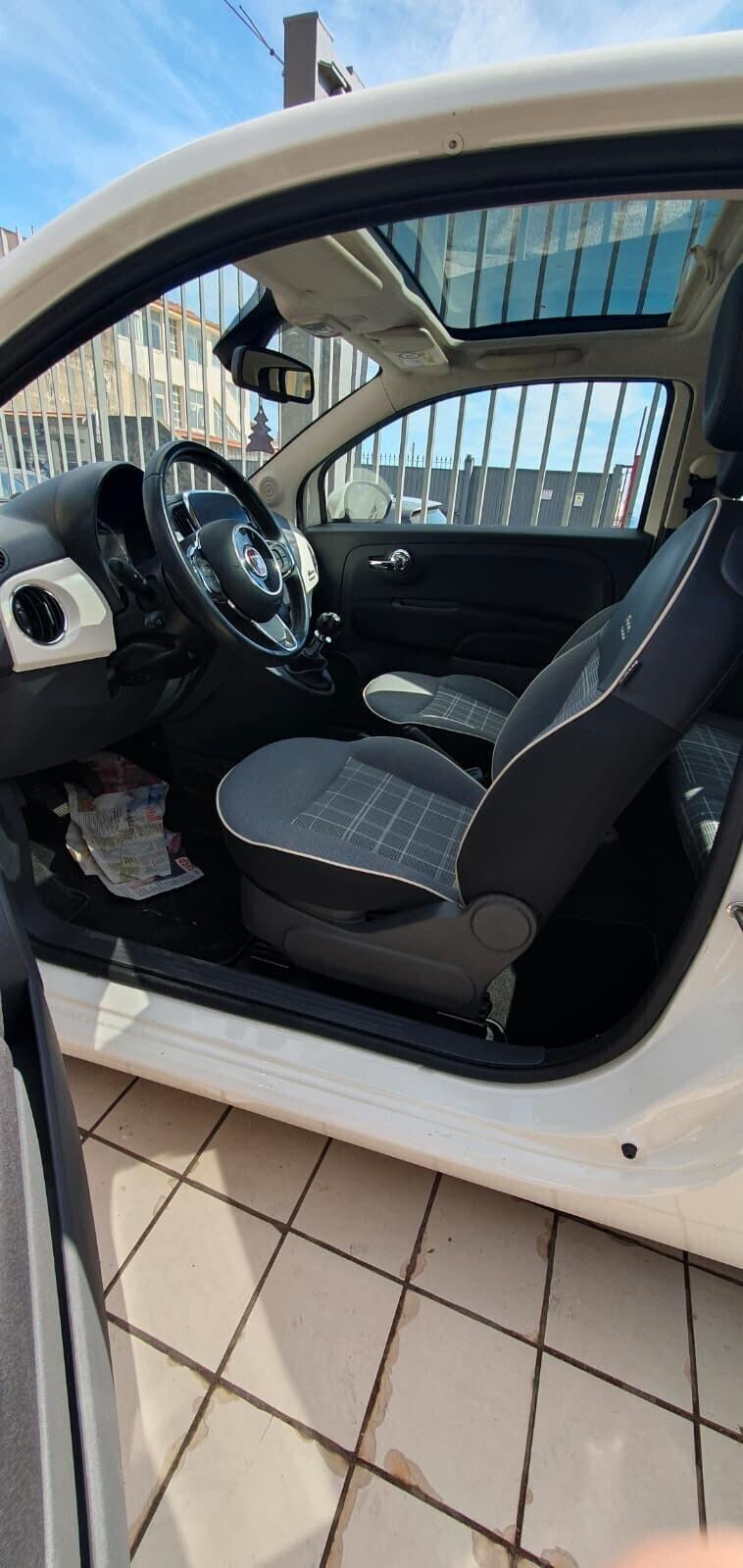 Fiat 500 1.2 Lounge White Pearl