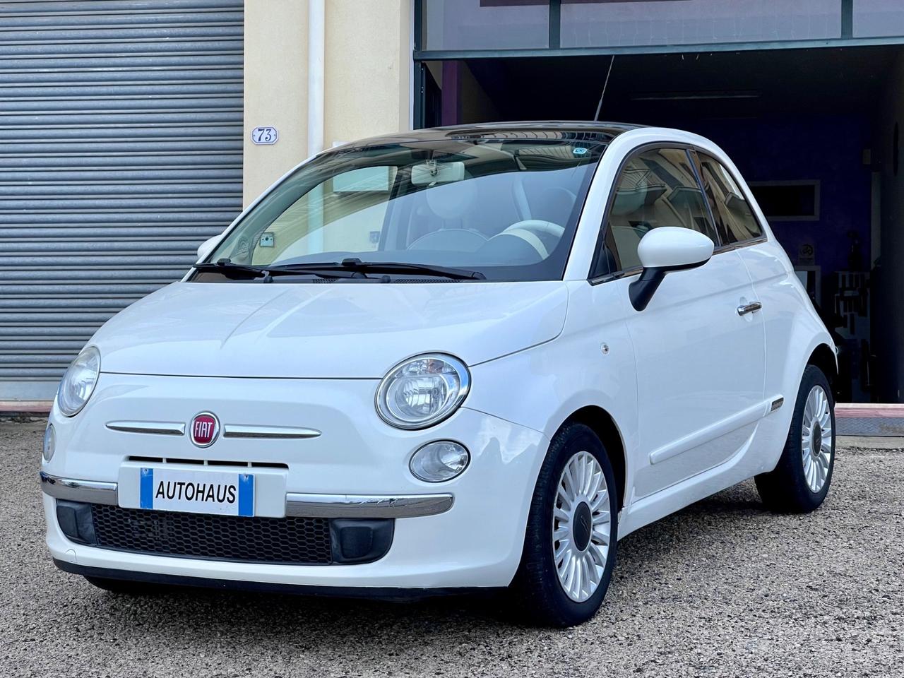 Fiat 500 1.2 Lounge 69cv 2010 TETTO PANORAMICO