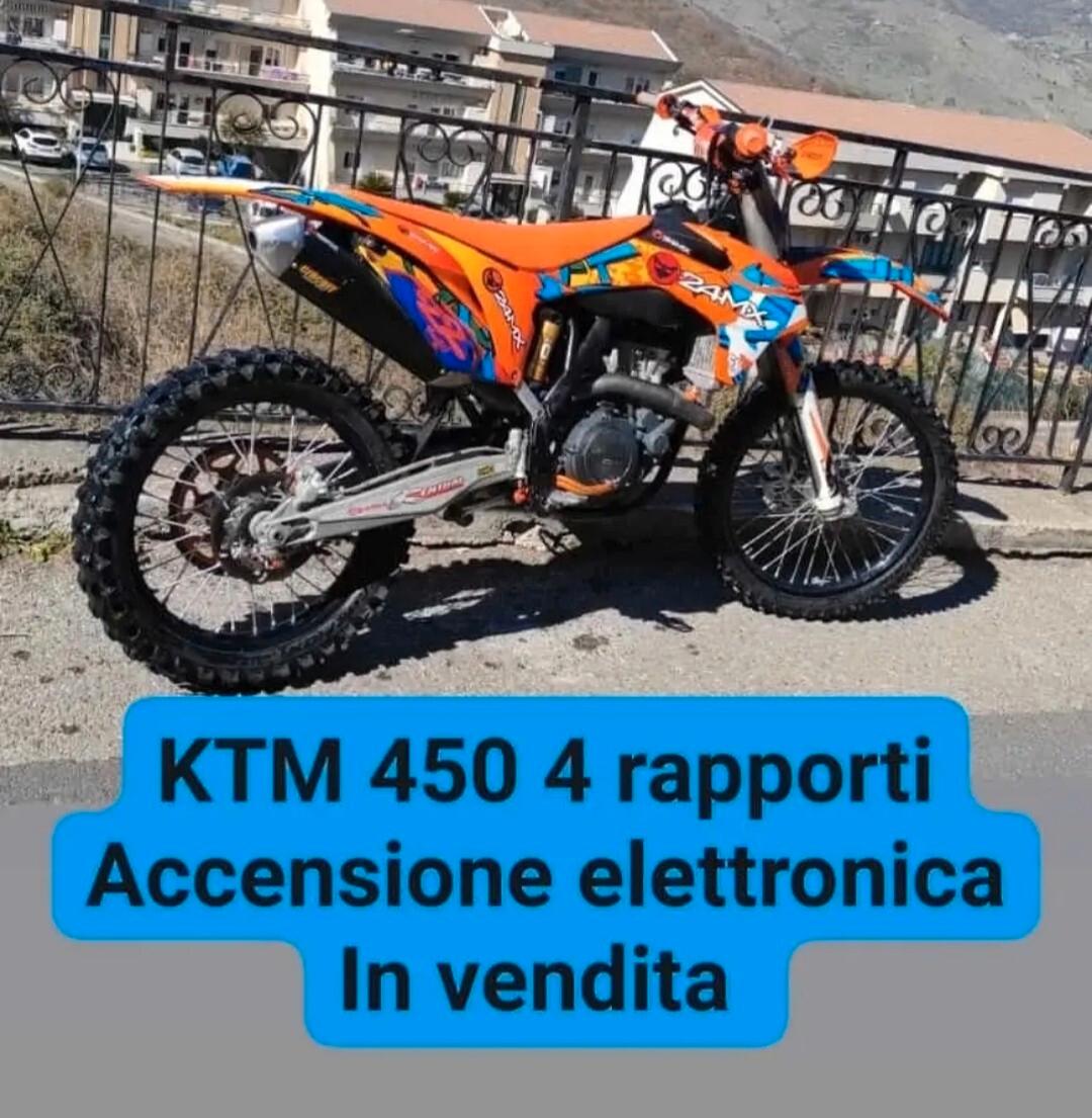 Ktm 450 SX-F cross 4 rapporti