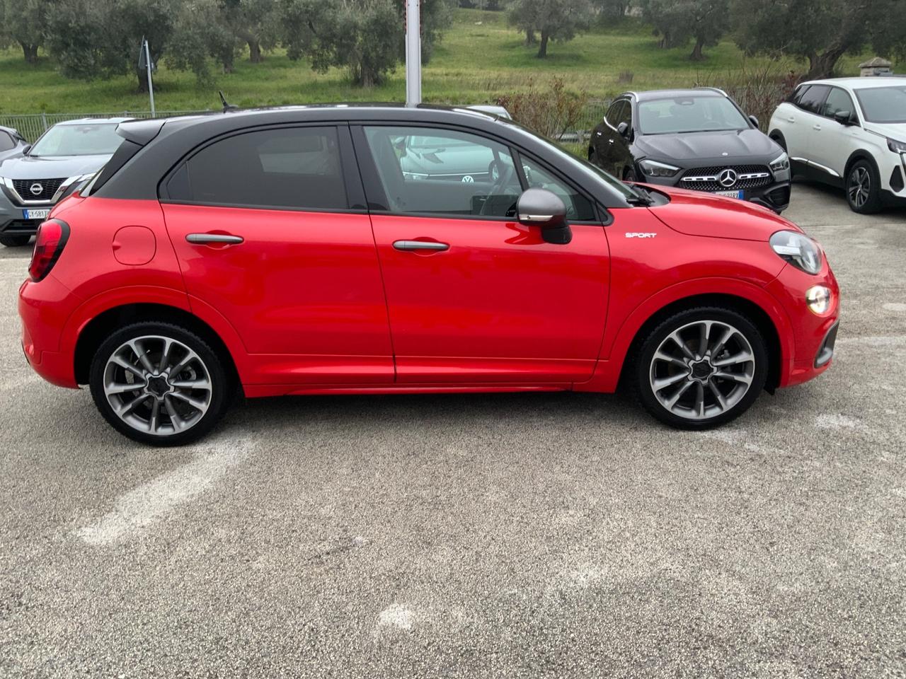 Fiat 500X 1.0 T3 120 CV Cross ROSSA TETTO NERO
