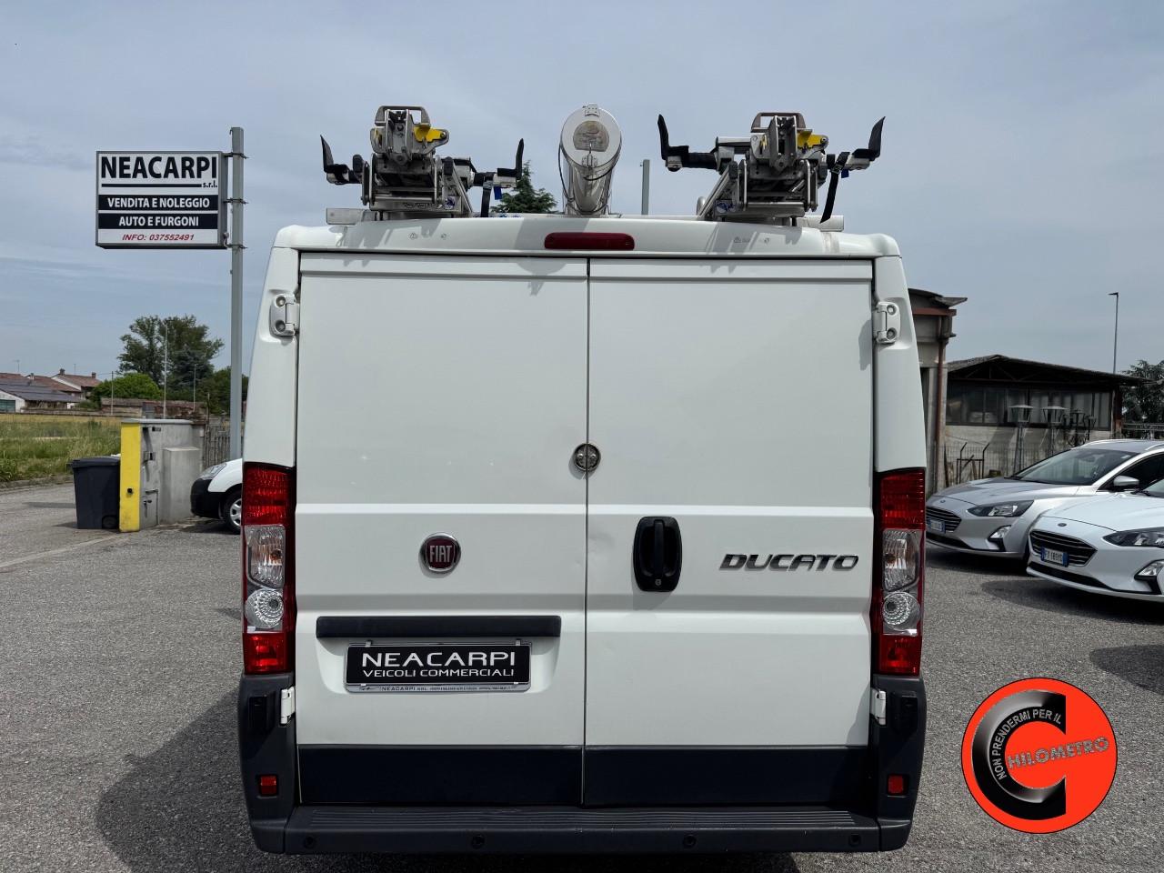 Fiat Ducato 33 2.3 MJT 130 CV ALLESTITO EX ENEL (PC-TN L1H1)SENSORI-POCHISSIMI KM!-PORTAPACCHI-