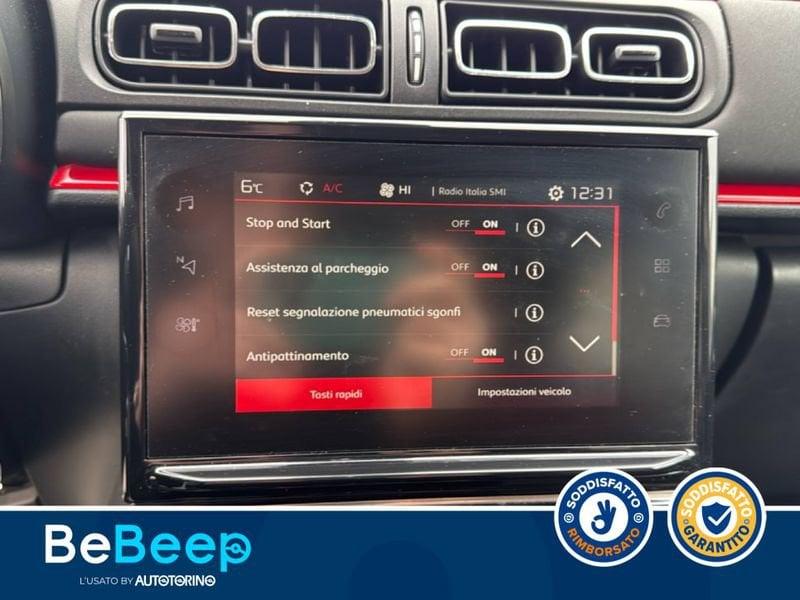 Citroën C3 1.2 PURETECH SHINE S&S 83CV NEOPATENTATI MY18