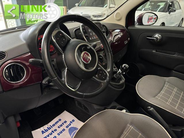 FIAT 500 1.2 Riva NEOP, KM CERT, TETTO, PELLE.