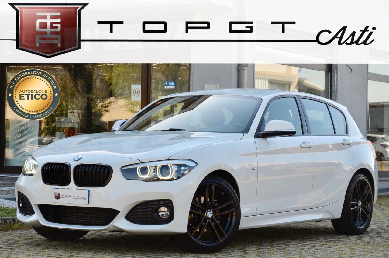 BMW 118d 2.0 MSPORT 150cv AUT, UNICOPROPRIETARIO, SERVICE BMW, UFF ITALIANA, EURO 6C, FULL LED, PELLE, PERMUTE