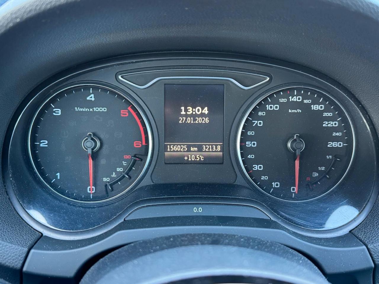 AUDI A3 1.6 TDI 110CV S TRONIC AMBITION NAVI KM156000