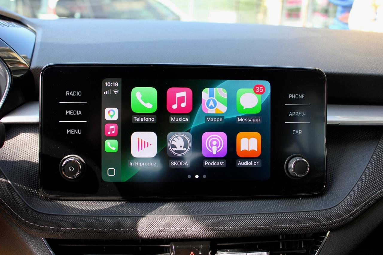 SKODA FABIA 1.0 TSI DSG 110 CV STYLE APPLE CAR PLAY SENSORI