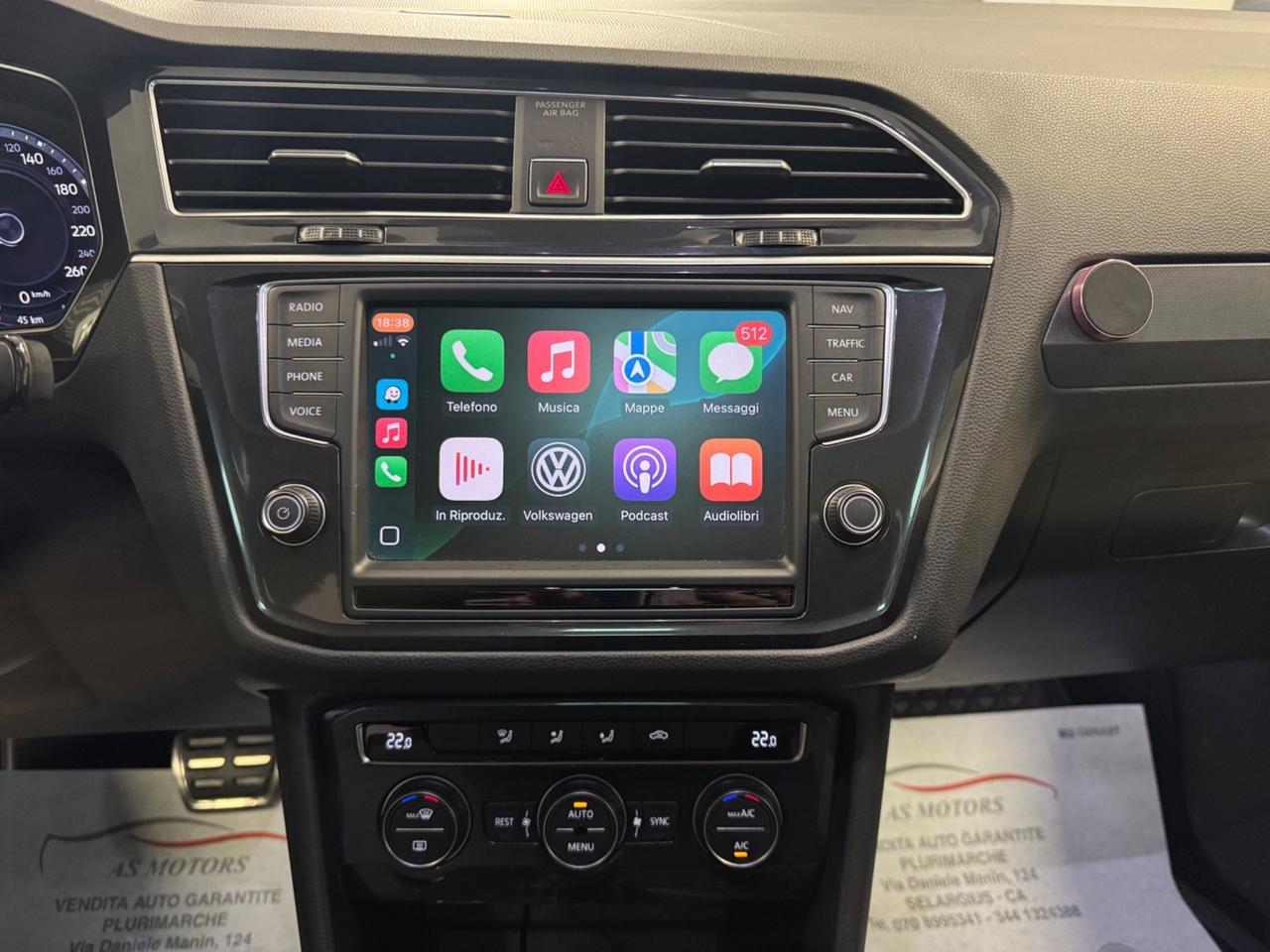 VOLKSWAGEN TIGUAN 2.0 TDI 190 CV TETTO APRIBILE