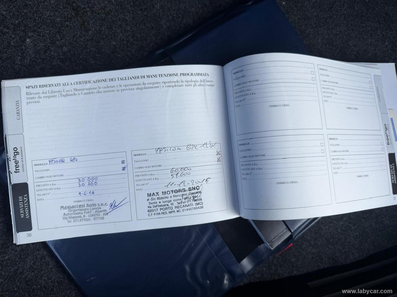 LANCIA Ypsilon 1.2 69 CV 5p. GPL Ecochic Gold